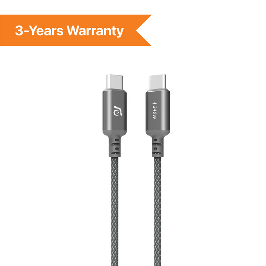 ADAM Elements Casa P200 - USB-C to USB-C 240W Charging Cable 200 cm - Grey