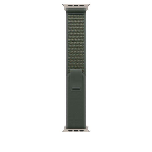 49mm Green Trail Loop S/M - Natural Titanium Finish