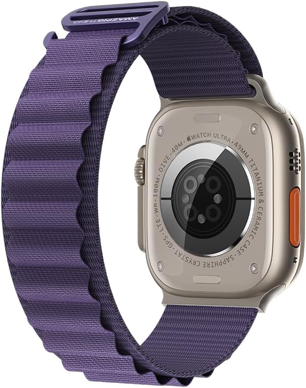 AmazingThing Titan Sports Strap for Apple Watch Ultra Purple