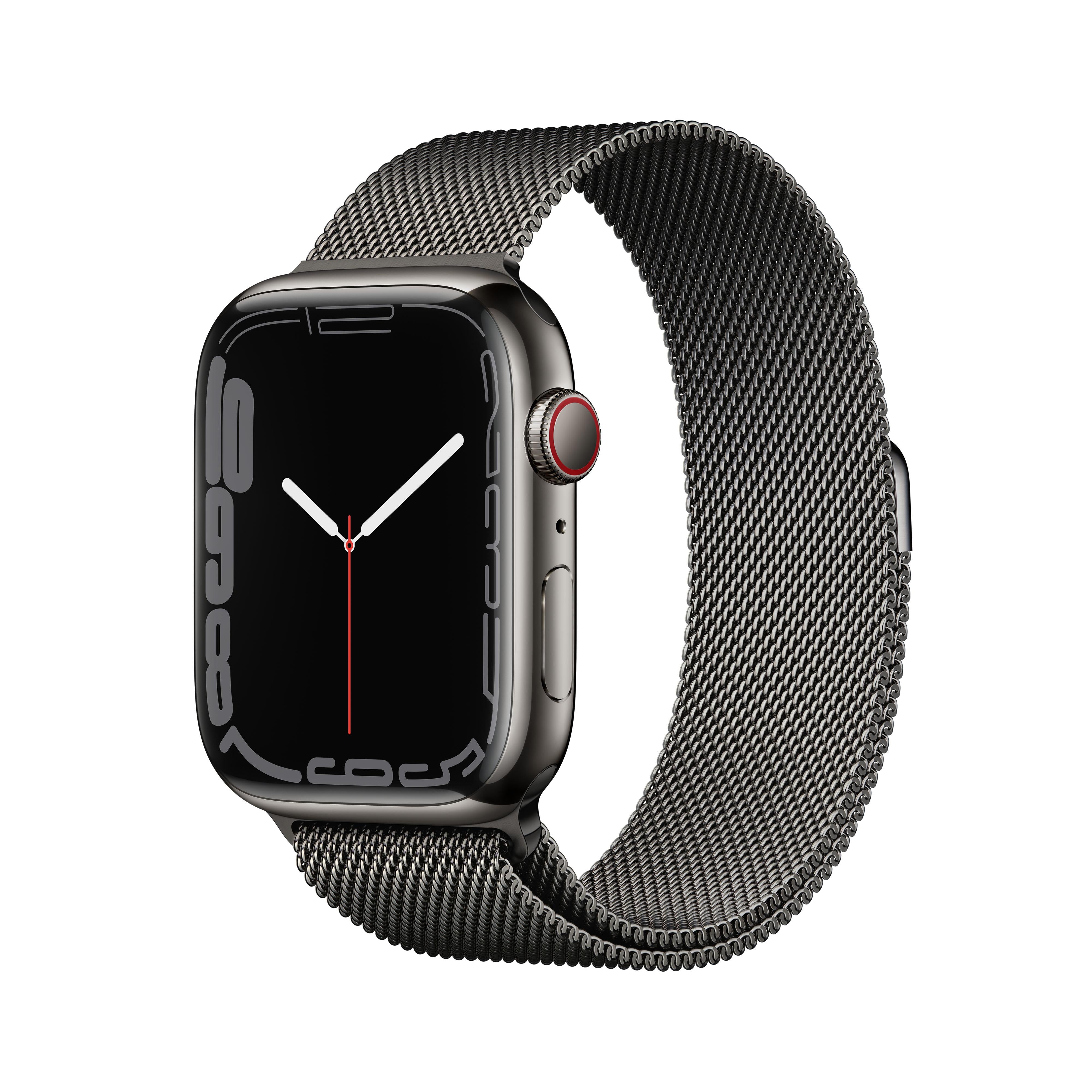 Apple Watch Series 7 GPS + Cellular, 45mm Graphite Stainless 