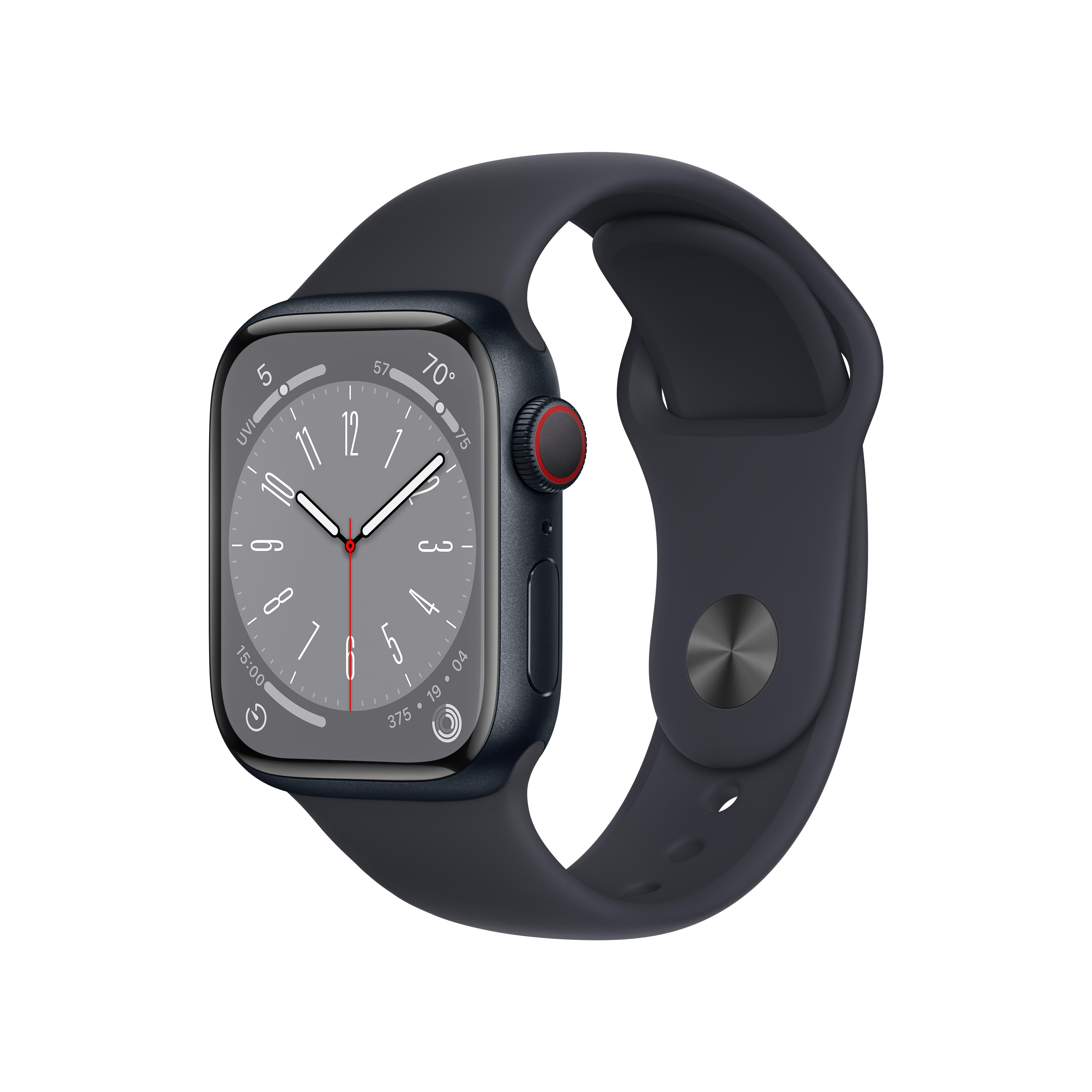 Apple Watch Series GPS Cellular 41mm Midnight Aluminium Case with