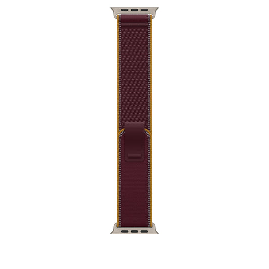49mm-burgundy-trail-loop-m-l-natural-titanium-finish_MK8G4ref 49mm-burgundy-trail-loop-m-l-natural-titanium-finish_MK8G4ref
