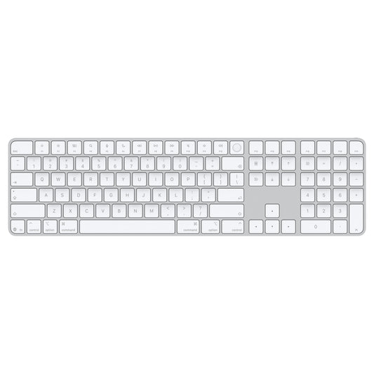 Magic Keyboard with Touch ID and Numeric Keypad for Mac models with Apple silicon (USB‑C) - US English - White Keys Magic Keyboard with Touch ID and Numeric Keypad for Mac models with Apple silicon (USB‑C) - US English - White Keys
