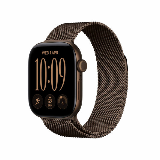 Apple_Watch_Series_12_42mm_GPS_Dark_Bronze_Aluminium_Milanese_Loop_Dark_Bronze_PDP_Image_Position_1__en-IN Apple_Watch_Series_12_42mm_GPS_Dark_Bronze_Aluminium_Milanese_Loop_Dark_Bronze_PDP_Image_Position_1__en-IN
