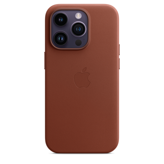 iPhone 14 Pro Leather Case with MagSafe - Umber