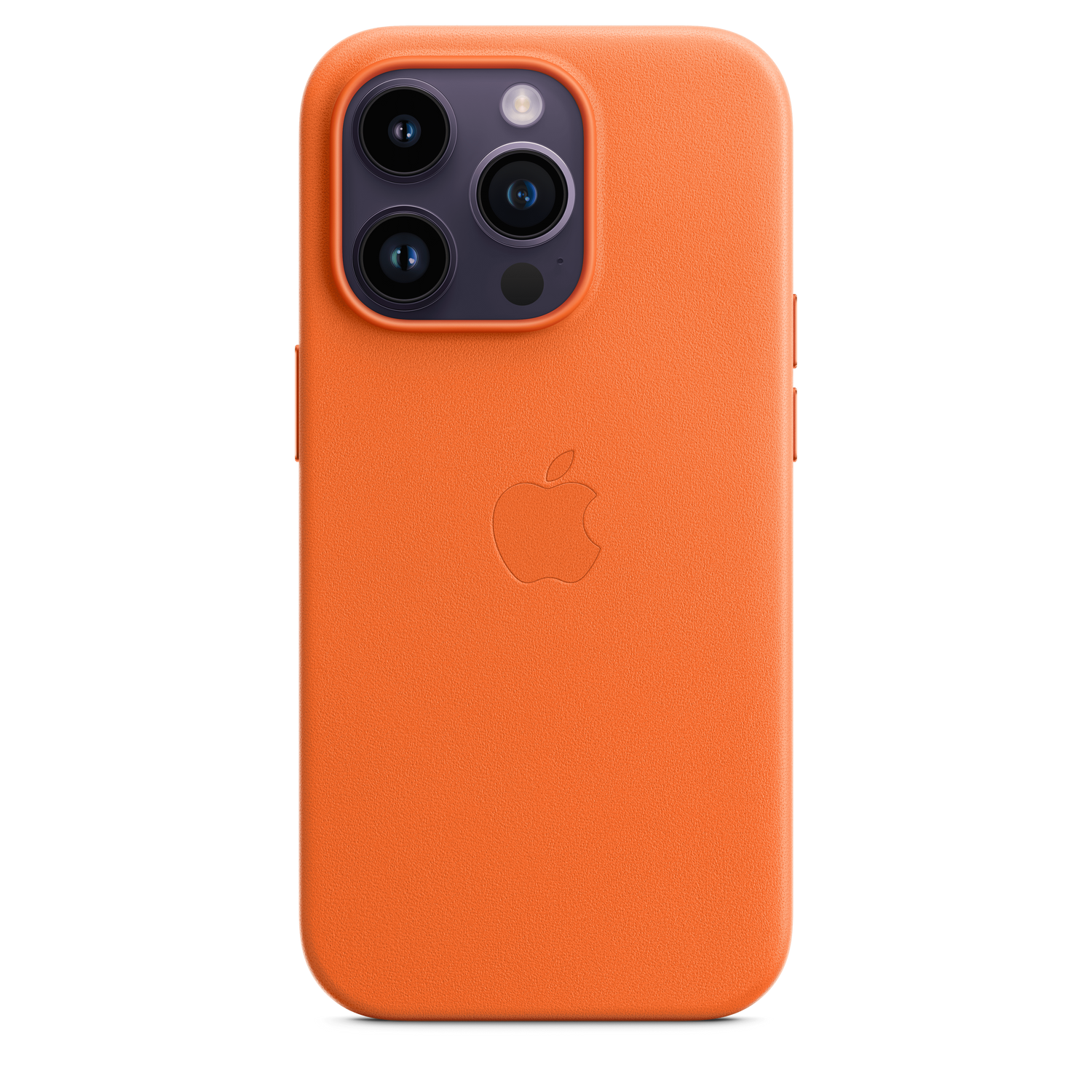iPhone 14 Pro Leather Case with MagSafe - Orange iPhone 14 Pro Leather Case with MagSafe - Orange