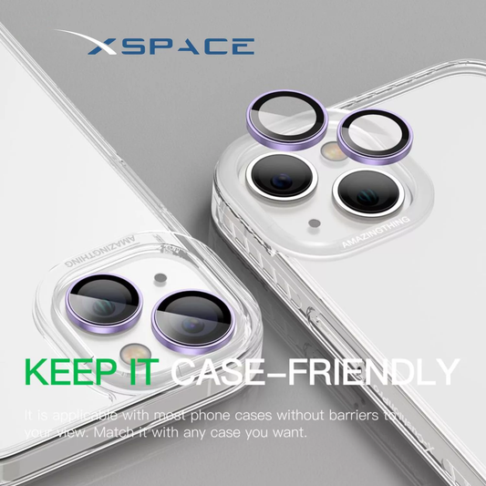 Raopro XSPACE Camera Lens Glass for iPhone 14 / 14 Plus - Purple