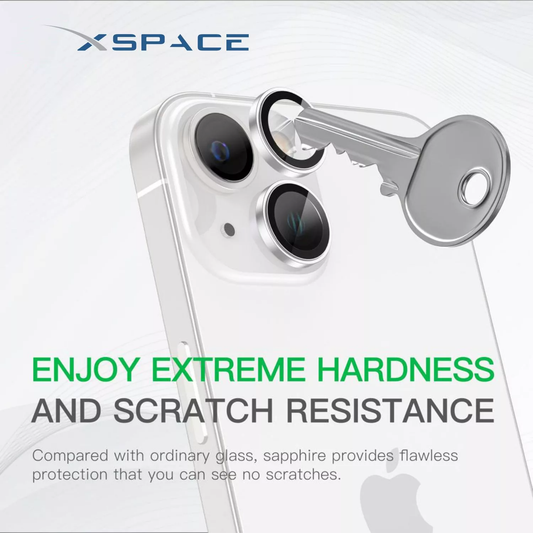 Raopro XSPACE Camera Lens Glass for iPhone 14 / 14 Plus - Silver