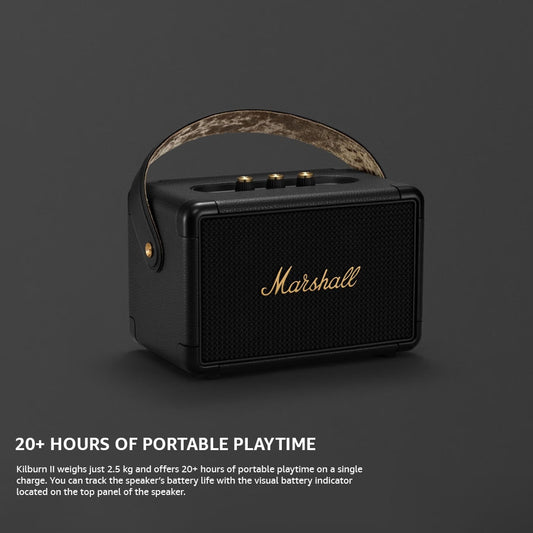 MARSHALL KILBURN II portable BT speaker Black & Brass