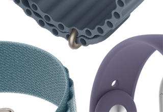 Apple Watch Series 11 bands:purple fog Sport Band, anchor blue Ocean band, light blue Alpine Loop