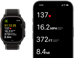 Live Workout metrics on Apple Watch Ultra 3 and iPhone