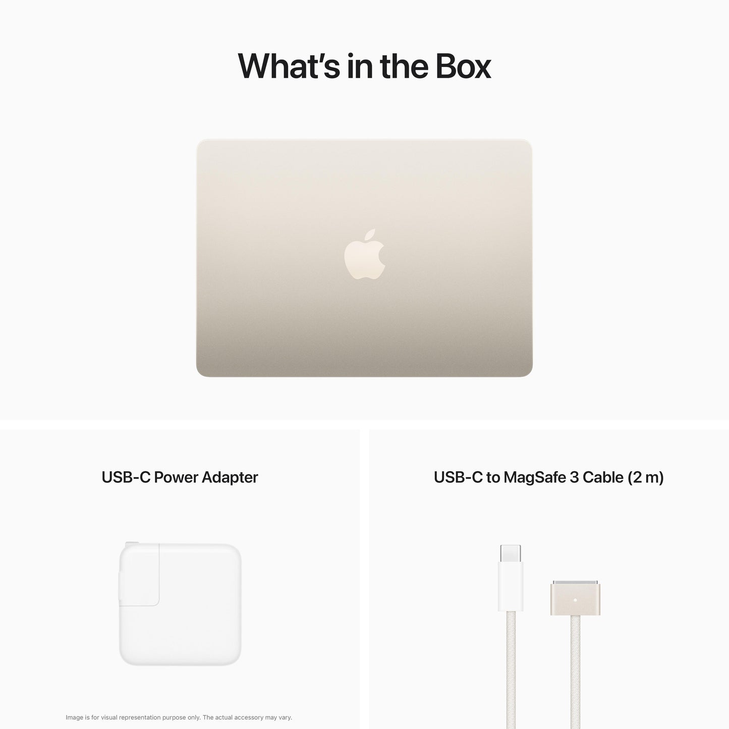 13-inch MacBook Air: Apple M2 chip with 8, core CPU and 10, core GPU, 512GB SSD - Starlight