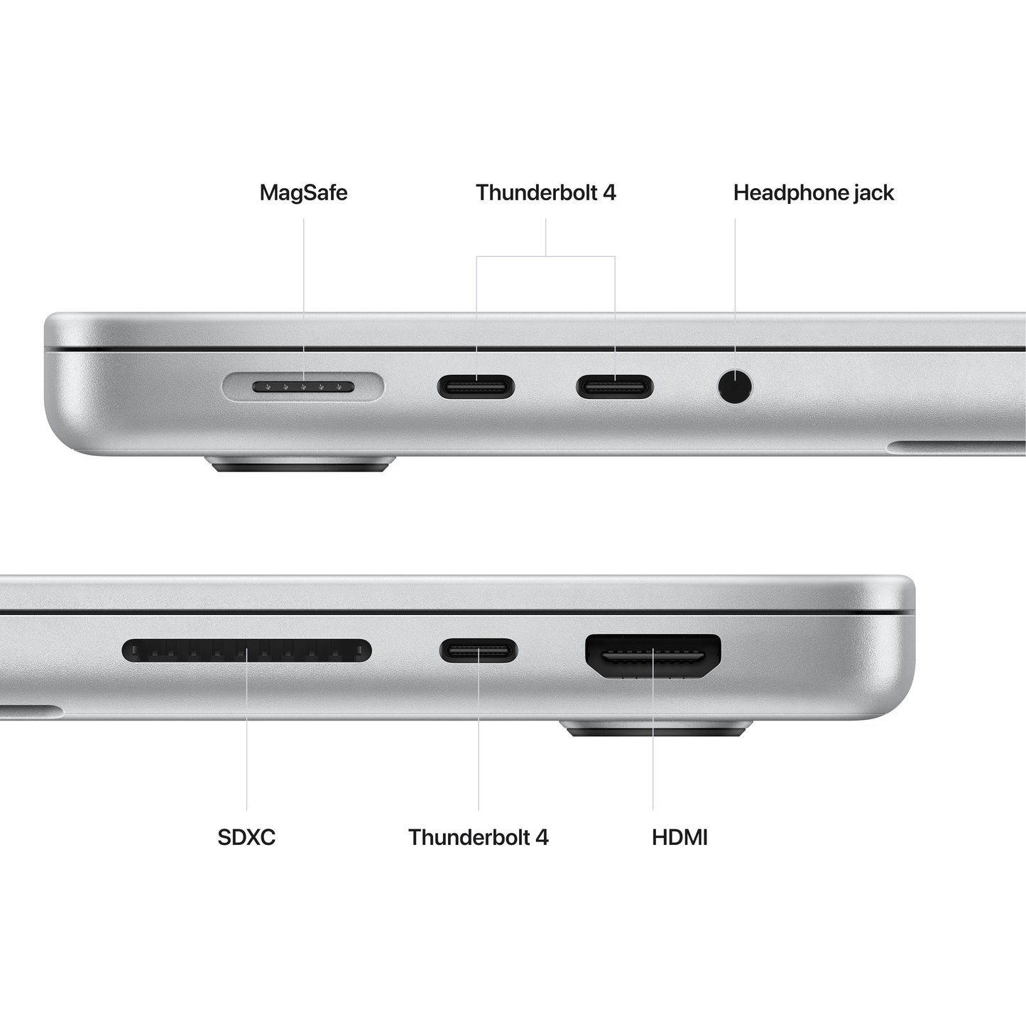 14-inch MacBook Pro: Apple M2 Pro chip with 10?core CPU and 16?core GPU, 512GB SSD - Silver