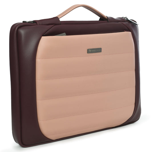 vaku-luxos®-lasa-chivelle-premium-collection-sleeve-for-macbook-13-14-with-strap-highly-durable-cherry-pink8905129019372