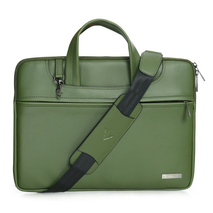 vaku-luxos®-da-italiano-refined-leather-sleeve-with-free-pouch-strap-highly-durable-compatilbe-for-macbook-14-green8905129015244