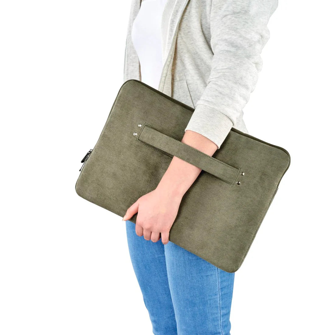 HAMA Cali LaptopSleeve frm 34&36cm 13&14inch-Olive