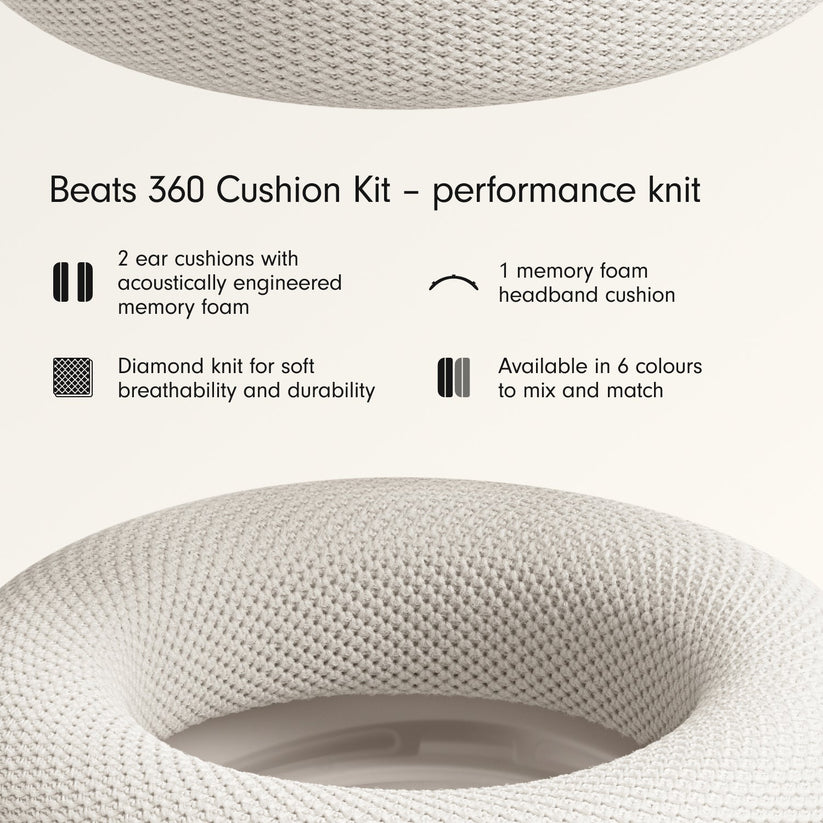 Beats 360 Cushion Kit – Cloud Performance Knit Cushions for Ear Cups and Headband