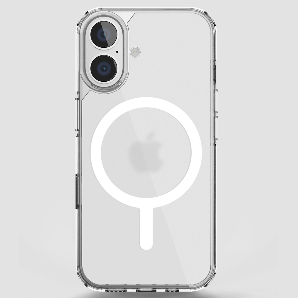 GRIPP MS CASE-iPh16-WHITE RING-CLRFROST