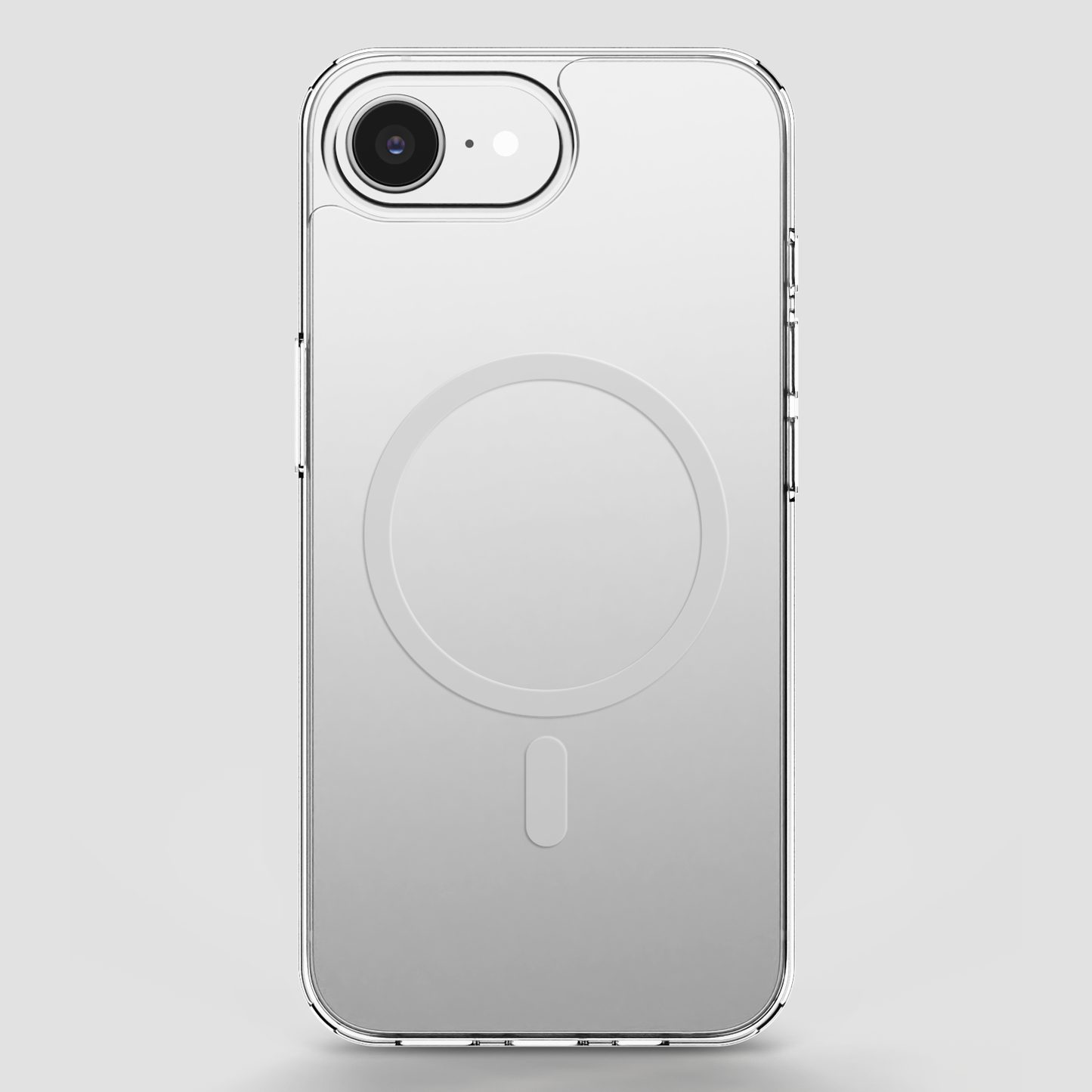 GRIPP MS CASE IPH 16E WHITE RING - CLEAR