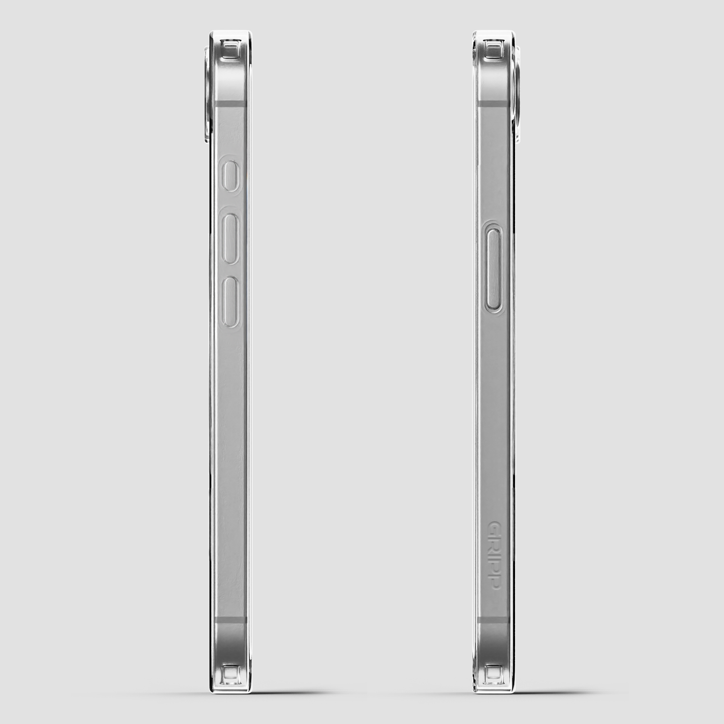 GRIPP MS CASE IPH 16E WHITE RING - CLEAR