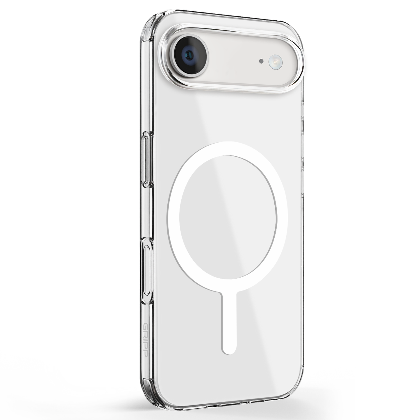 Gripp CLEAR MAGSAFE Case for Apple iPhone Air (6.5") with White Ring - Clear