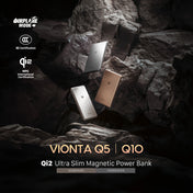 VIONTA Q10-Qi2 Ultra-Slim Power Bank - Titanium