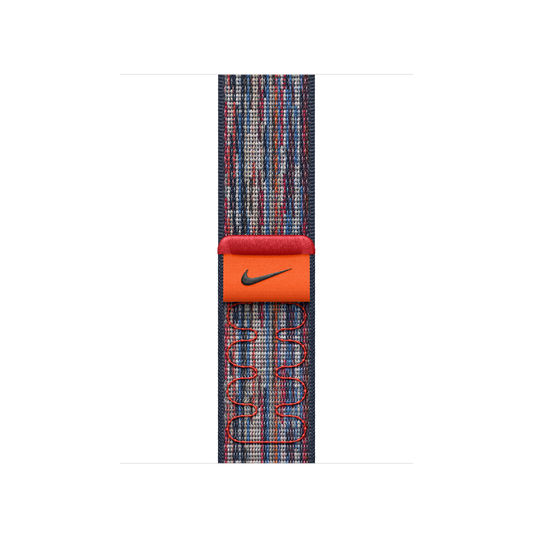 40mm Blue/Red Nike Sport Loop