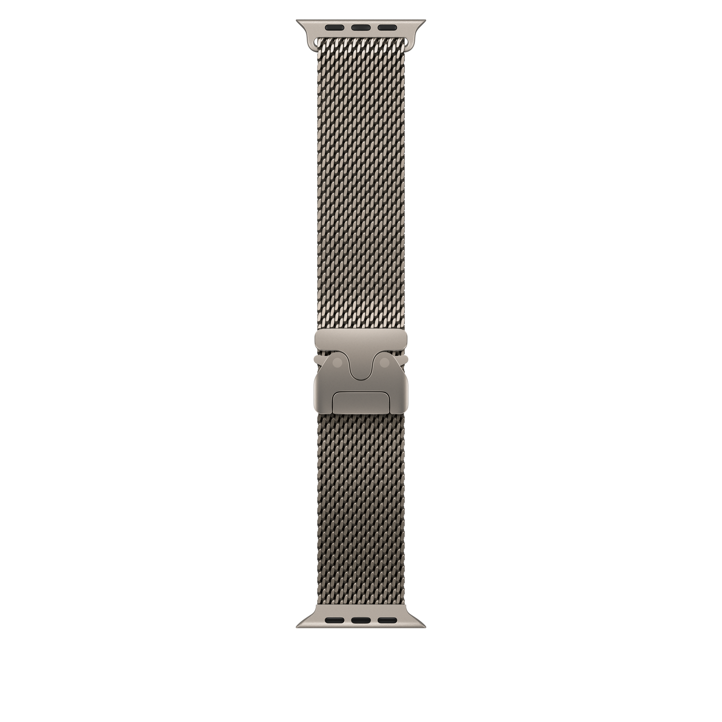 49mm Natural Titanium Milanese Loop - Large