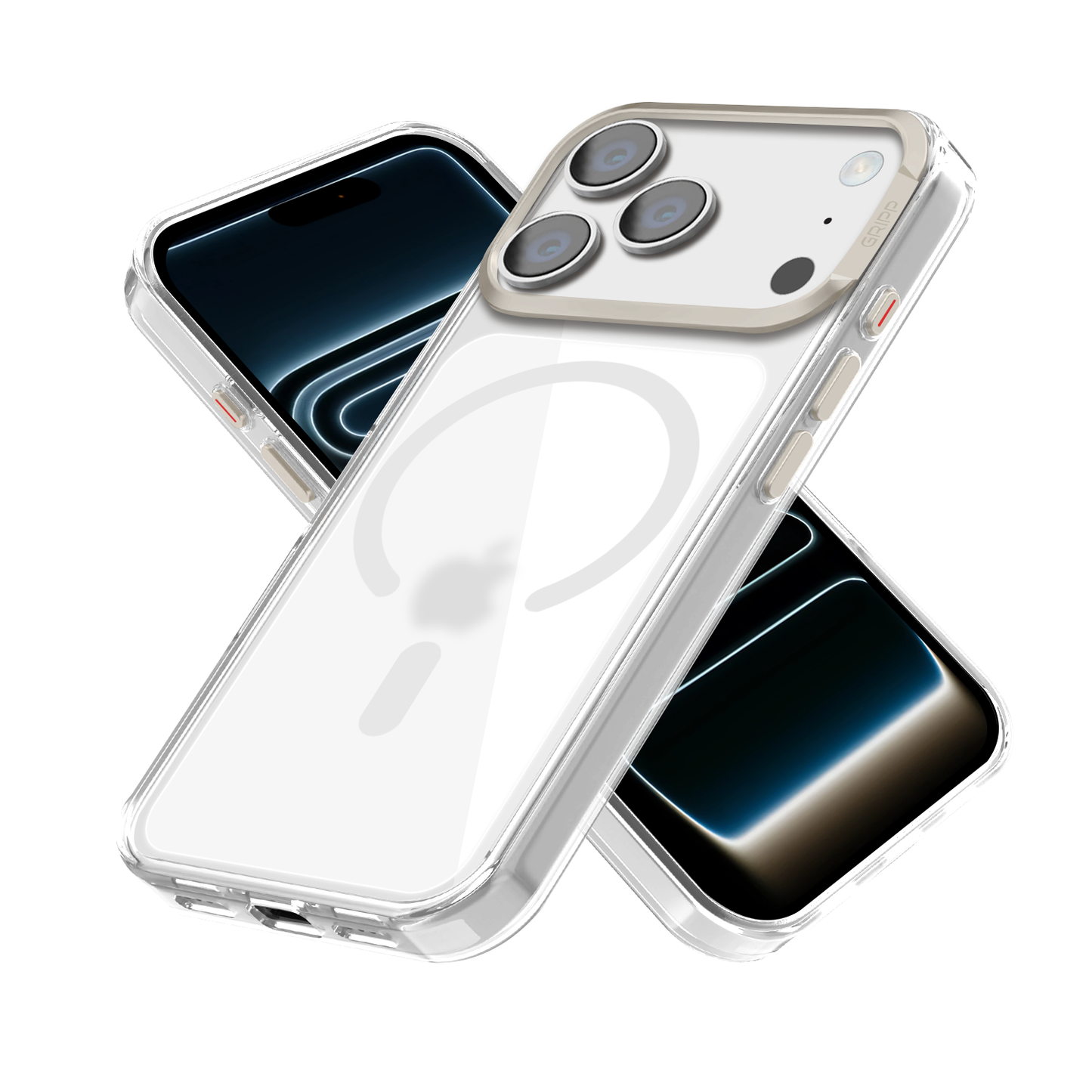 Gripp STELLAR MAGSAFE Case for Apple iPhone 17 Pro (6.3") -Transparent