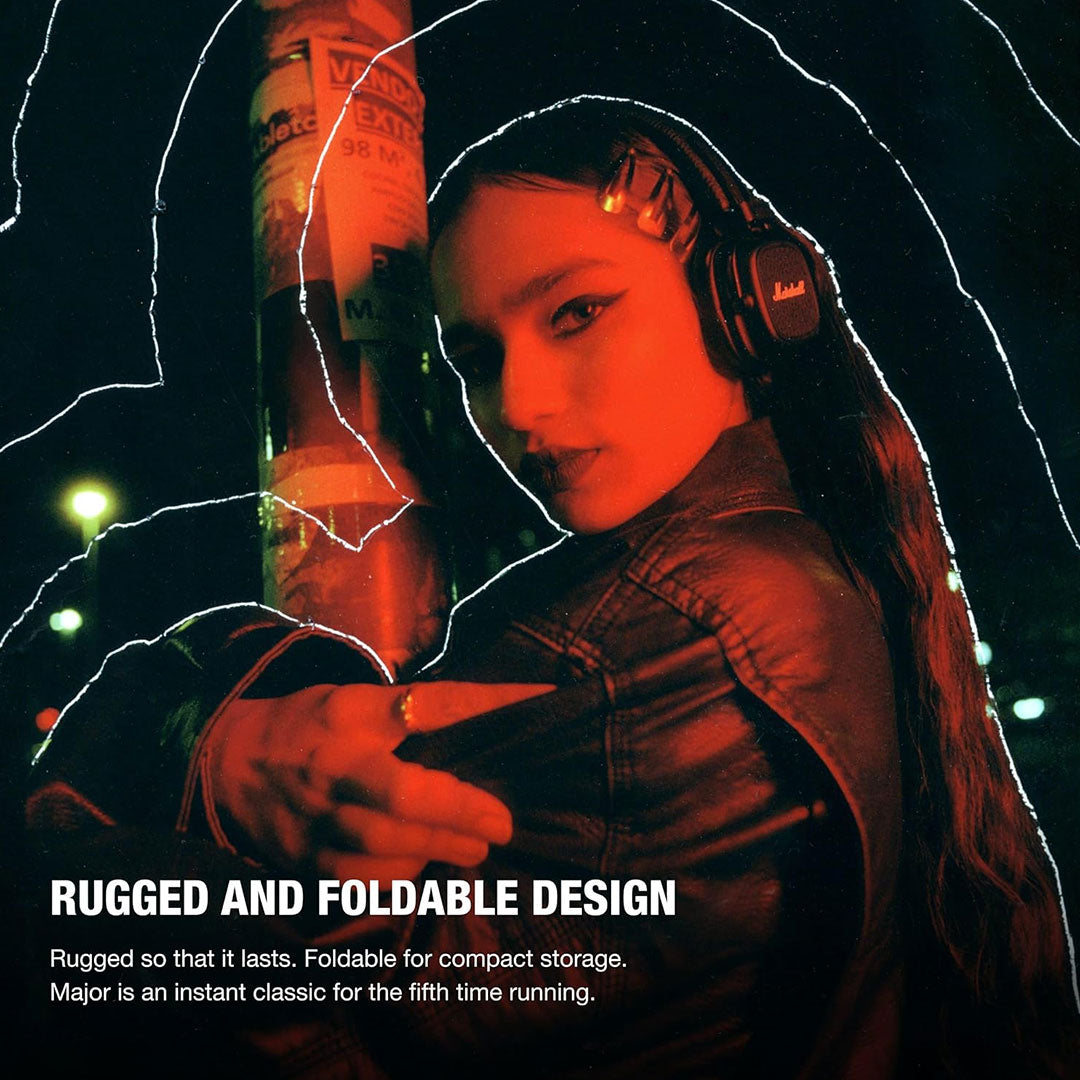 MARSHALL MAJOR V BT HEADPHONES Black