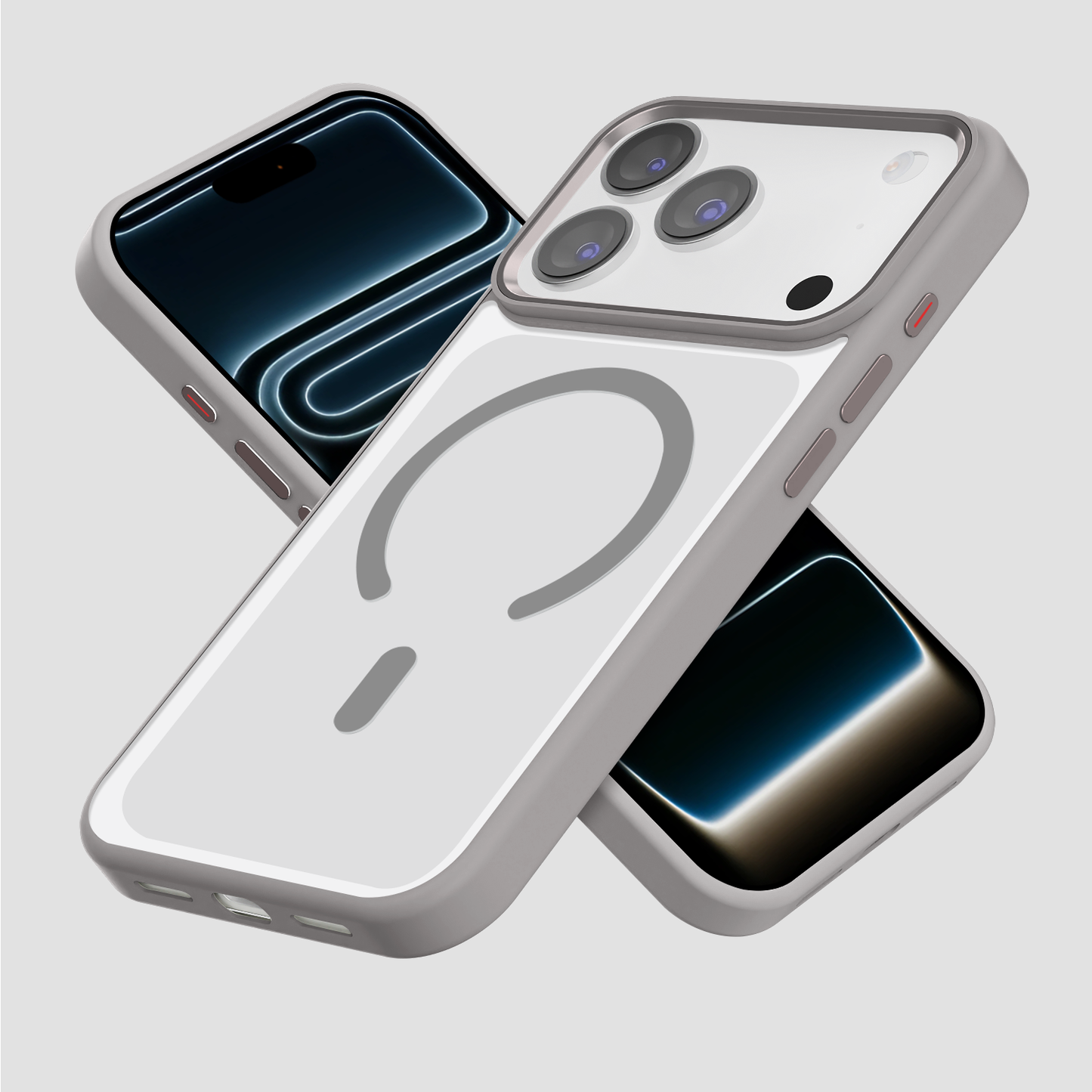 GRIPP CLARION MS CASE IP17PRO-MIST GREY