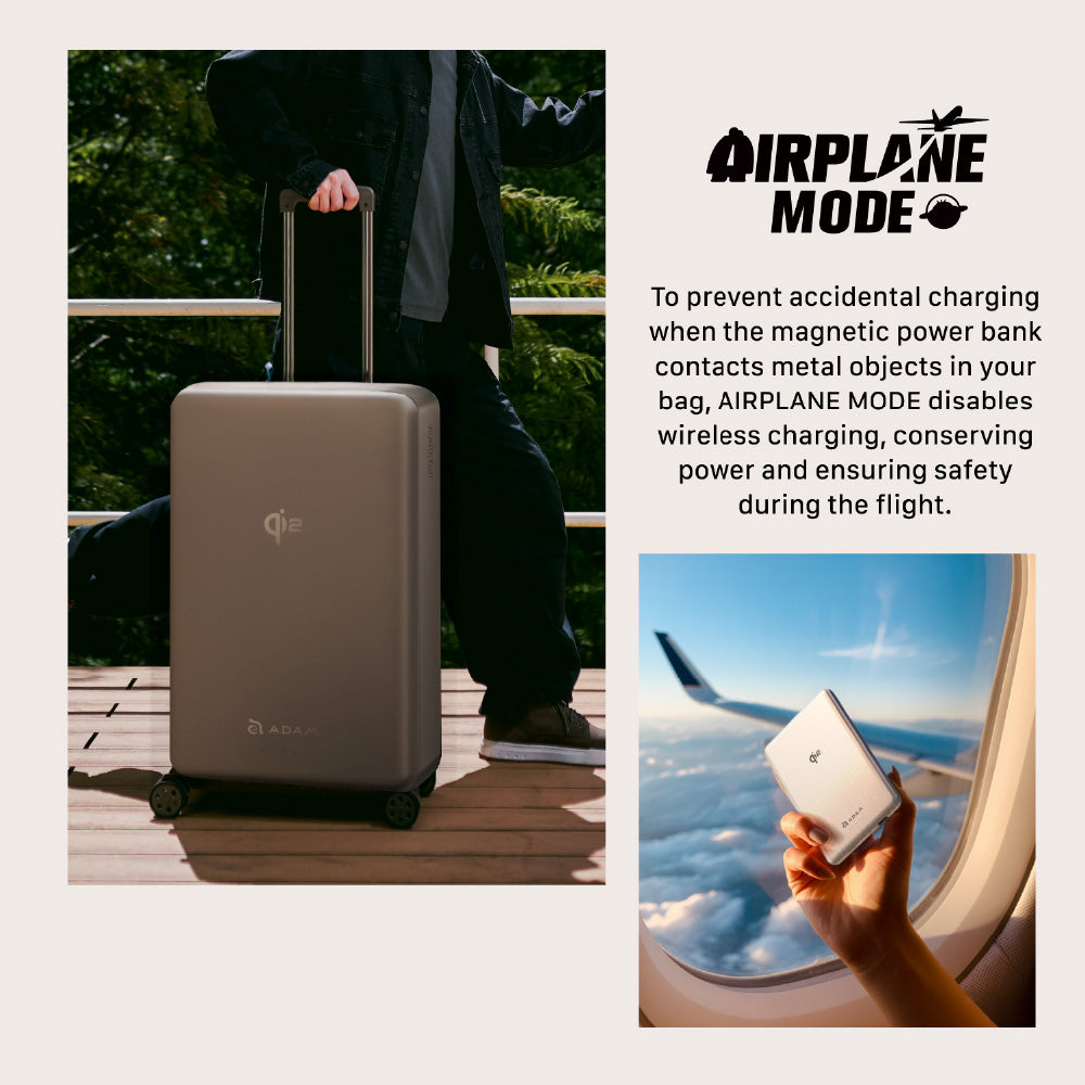VIONTA Q10-Qi2 Ultra-Slim Power Bank - Titanium