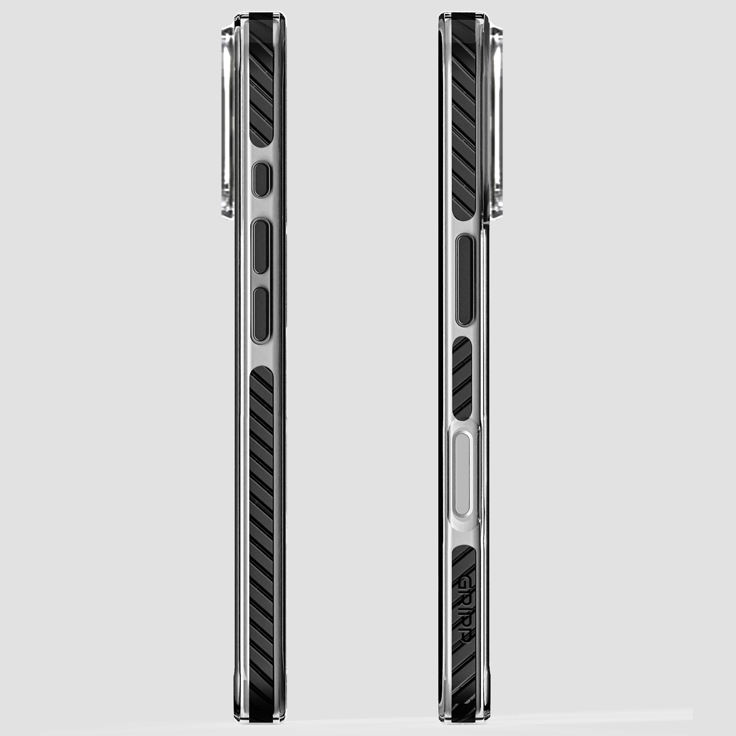 GRIPP COMBAT MS CASE  IPH 17  - COAL BLK