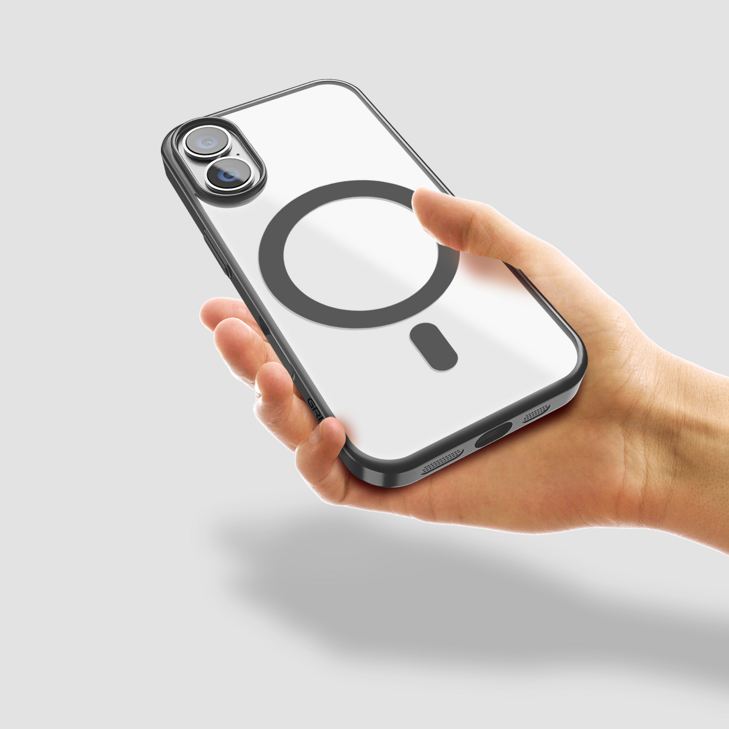 GRIPP GLACIER MSCASE-iPh 16 PLUS-GUNMTL