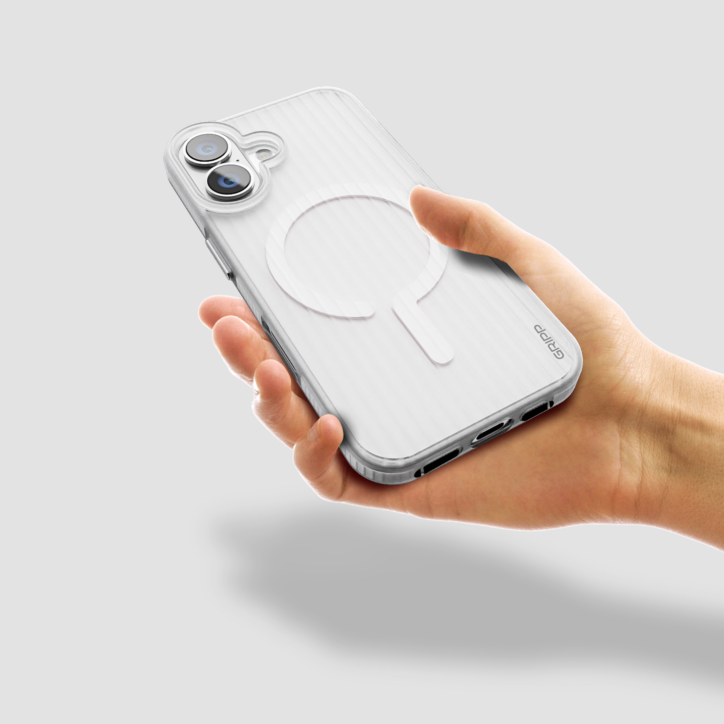 GRIPP SLIM FIT MS CASE-iPh 16 PLUS-WHT