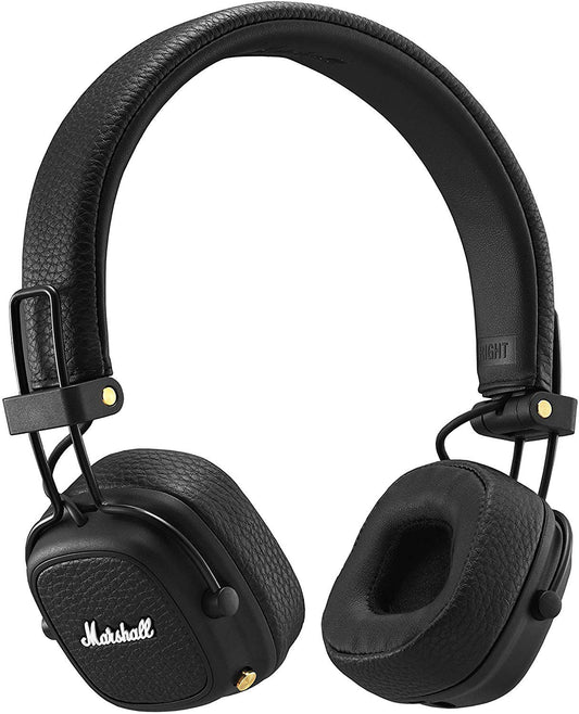 Marshall Major III Wireless Bluetooth On-Ear Headphone with Mic - Black