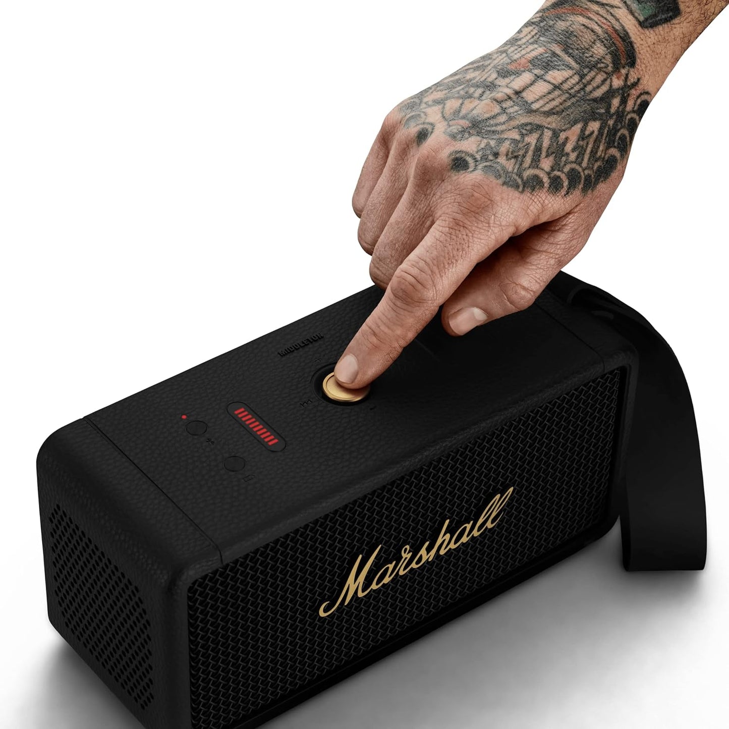 MARSHALL MIDDLETON PORTABLE BT SPEAKER Black & Brass