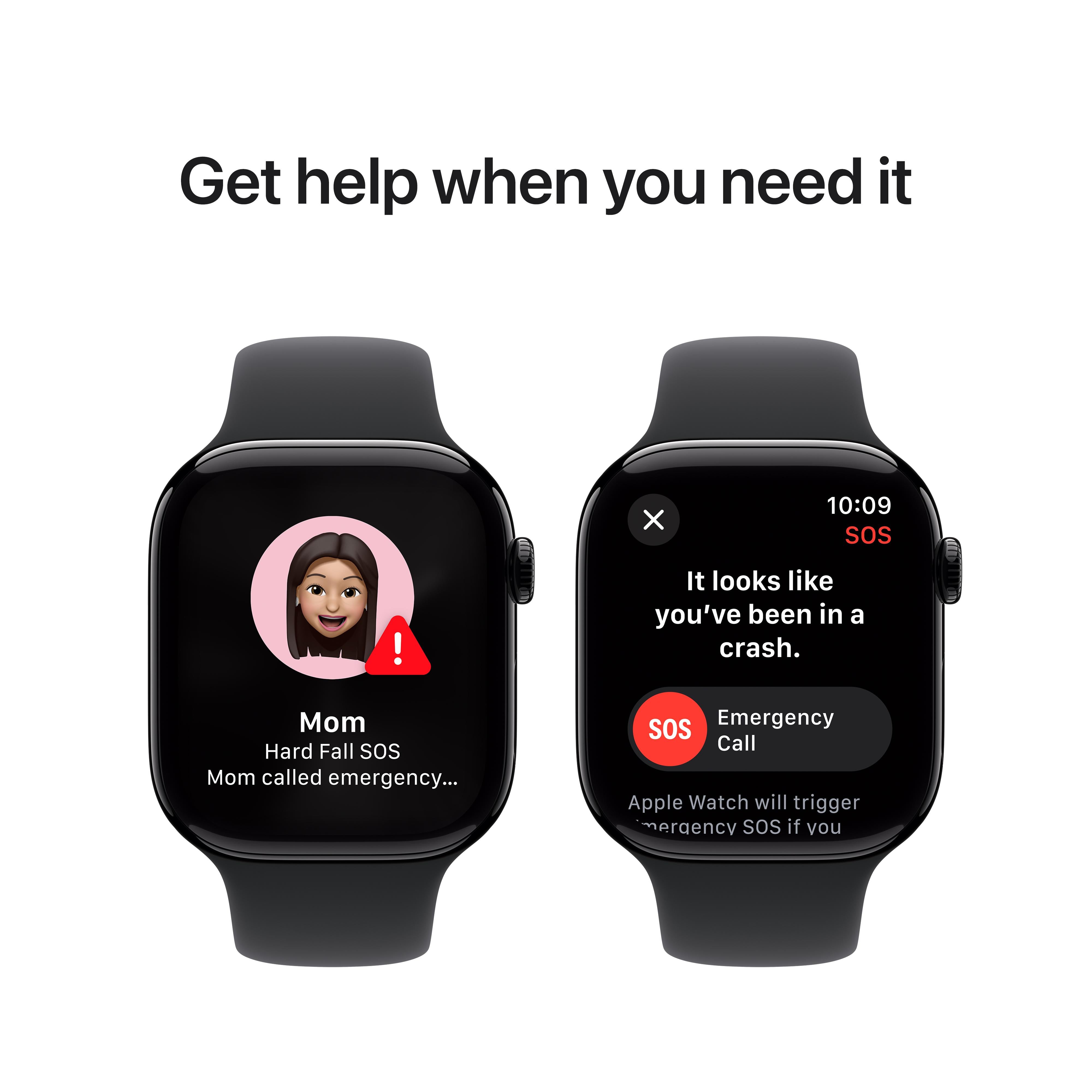 Apple Watch Series 10 GPS 46mm Jet Black Aluminium Case with Black Spo