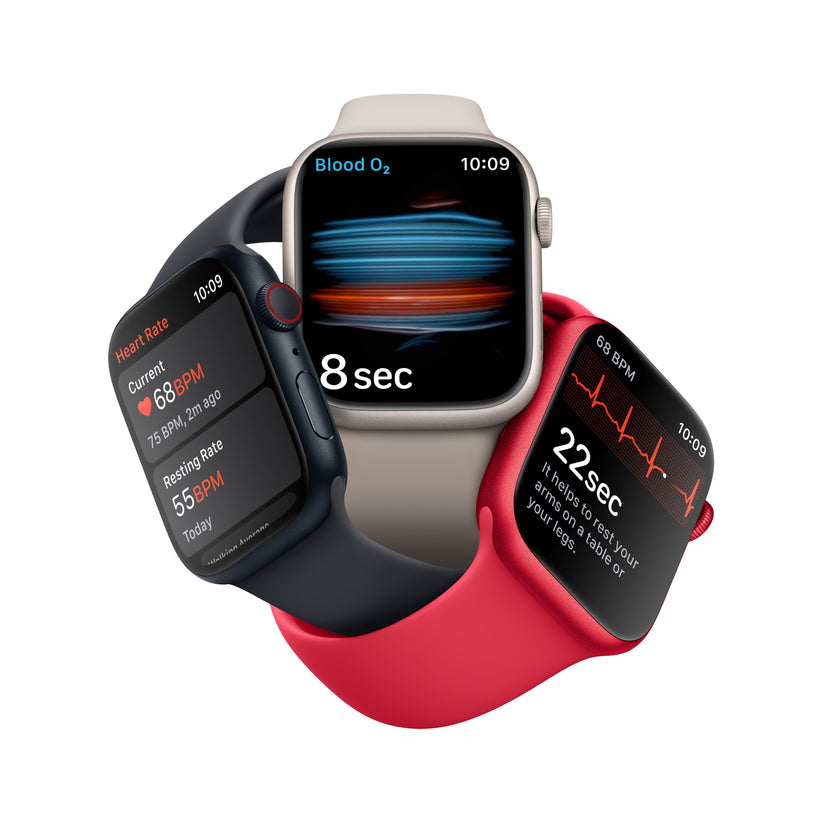 Apple Watch Series 8 GPS + Cellular 41mm Silver Stainless Steel Case w