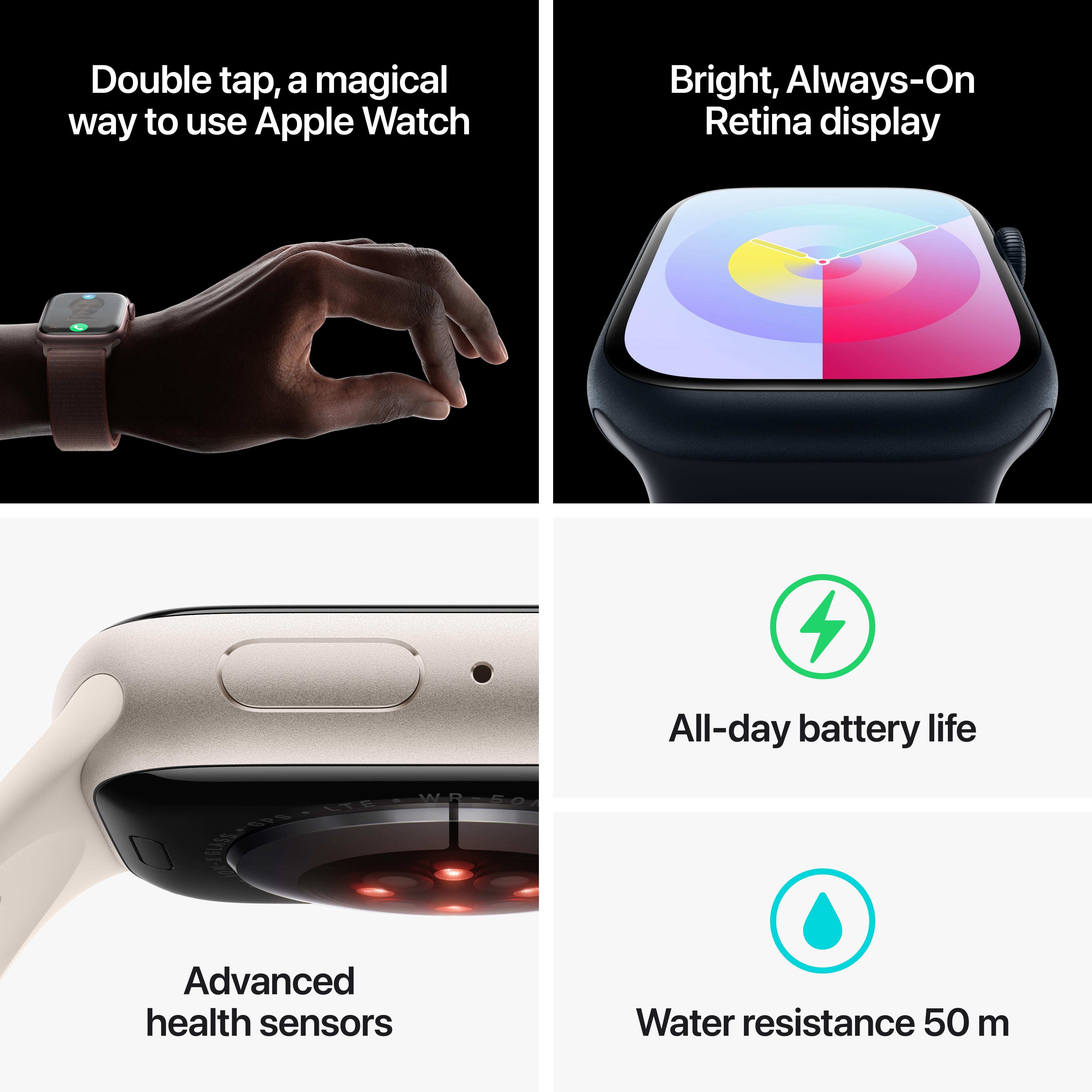服/ファッション Applewatch series9 Amazon.com: Apple Watch Series 9 (GPS + LTE) 45MM Midnight