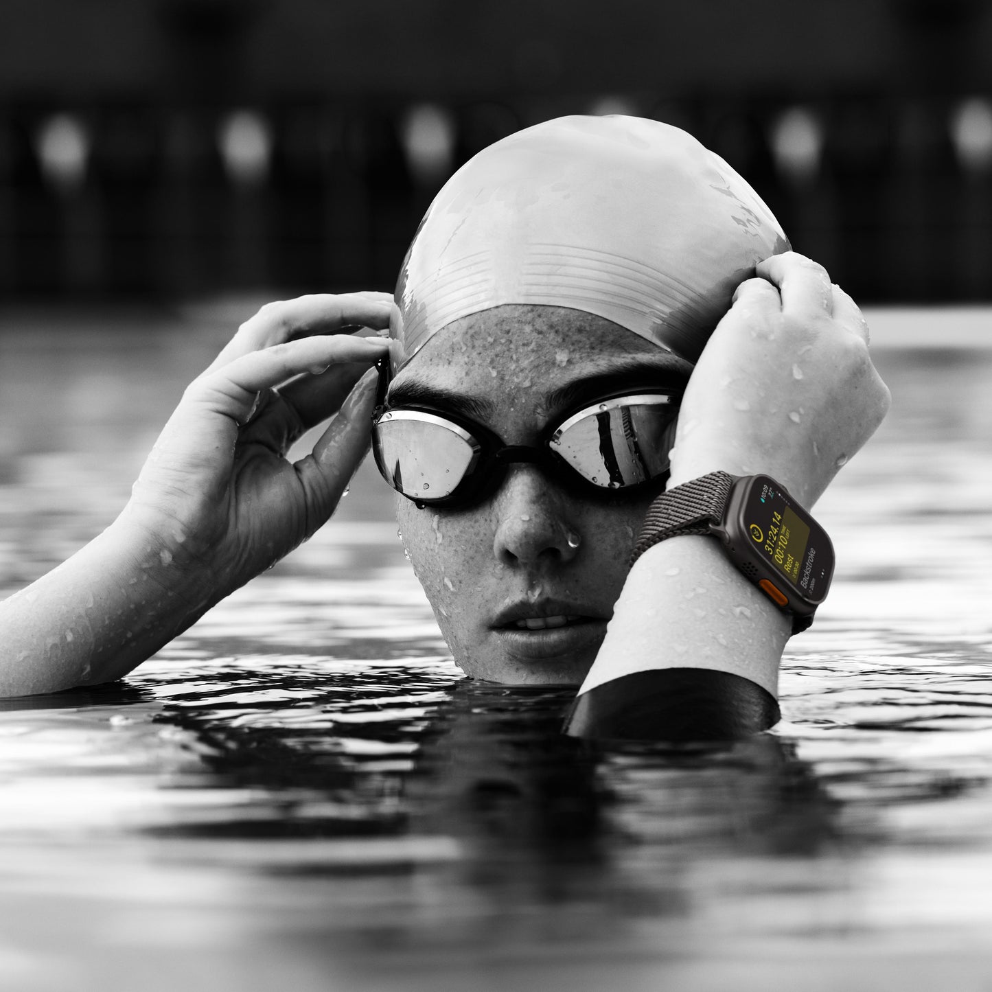 Apple Watch Ultra 2 GPS + Cellular 49mm Black Titanium Case with Black Titanium Milanese Loop - Small