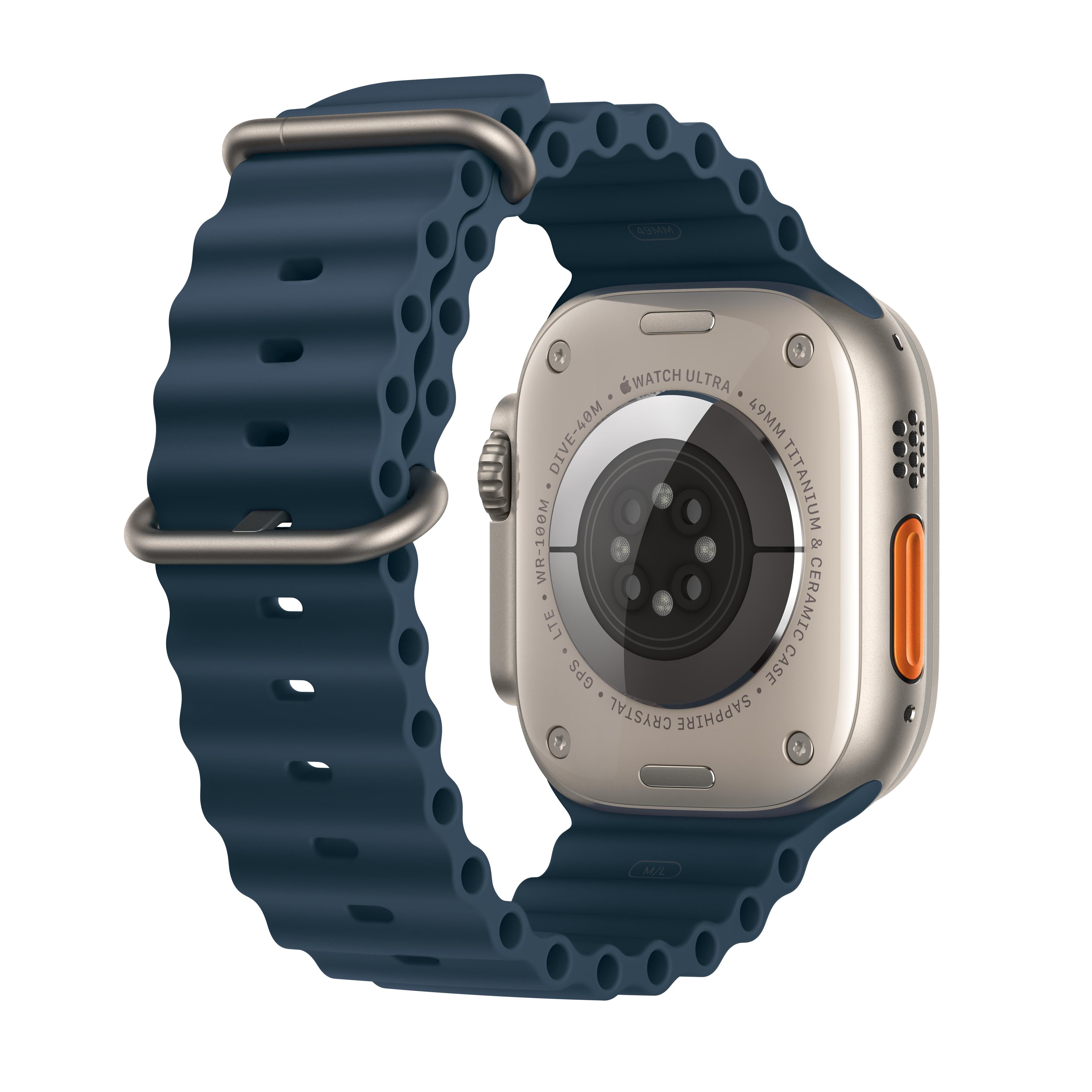 Apple Watch Ultra 2 GPS + Cellular 49mm Titanium Case with Apple Watch Ultra 2 GPS + Cellular 49mm Titanium Case with