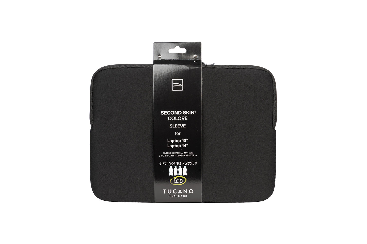 Tucano Colore Sleeve 13"/14"-Black