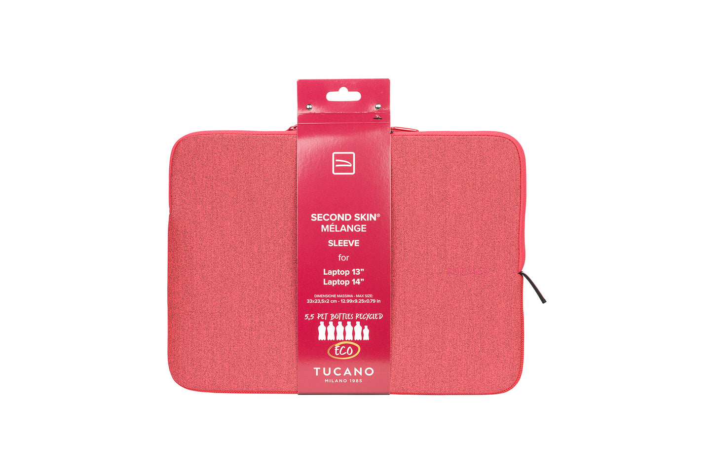 Tucano Melange Sleeve 13"/14"-Pink