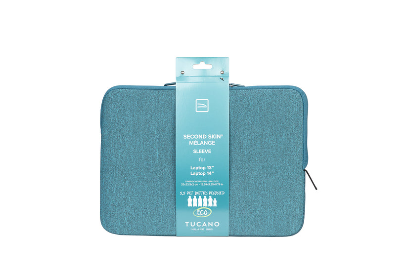 Tucano Melange Sleeve 15"/16"-Sky Blue