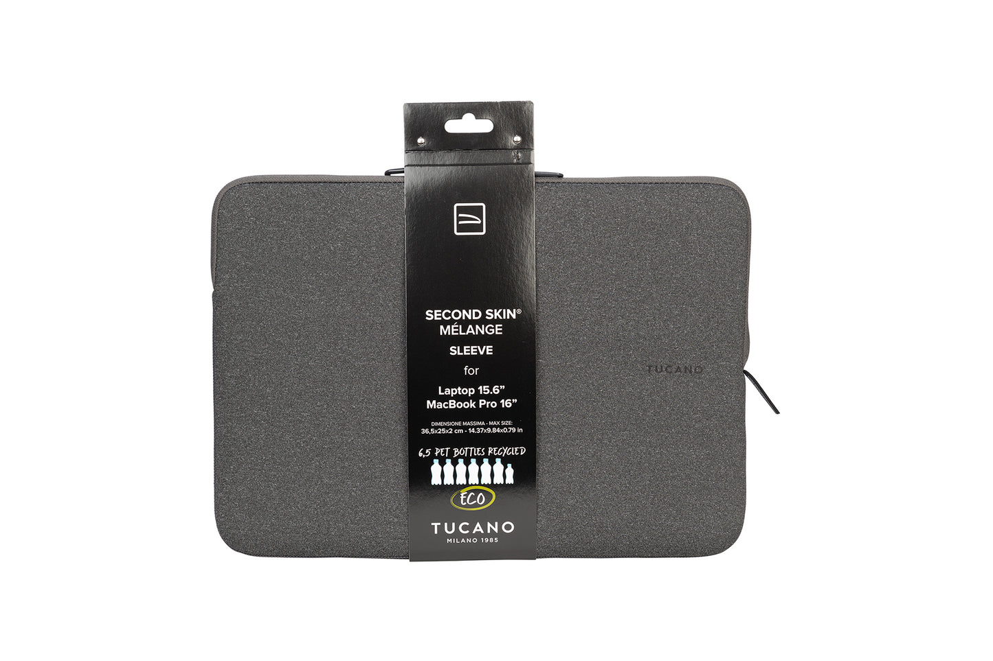 Tucano Melange Sleeve 15"/16"-Black