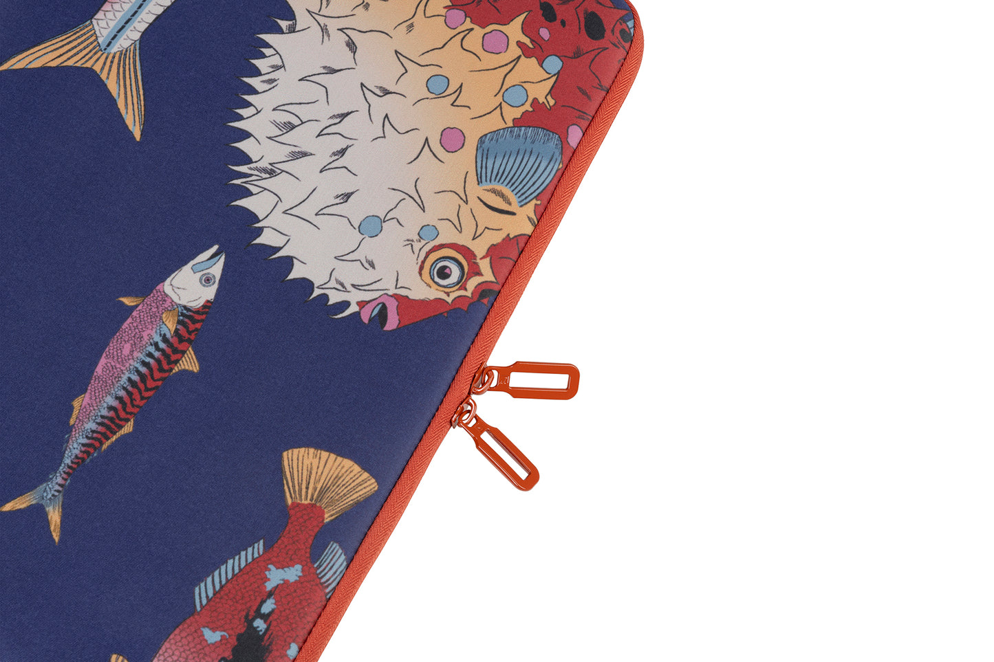 Tucano Schizzo Fishes Design Sleeve 13'/14" - Blue