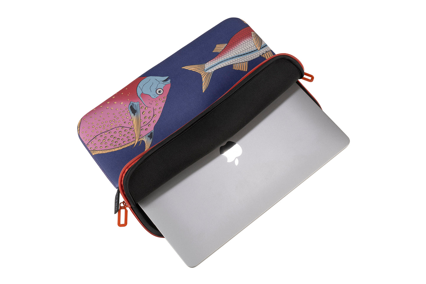 Tucano Schizzo Fishes Design Sleeve 13'/14" - Blue