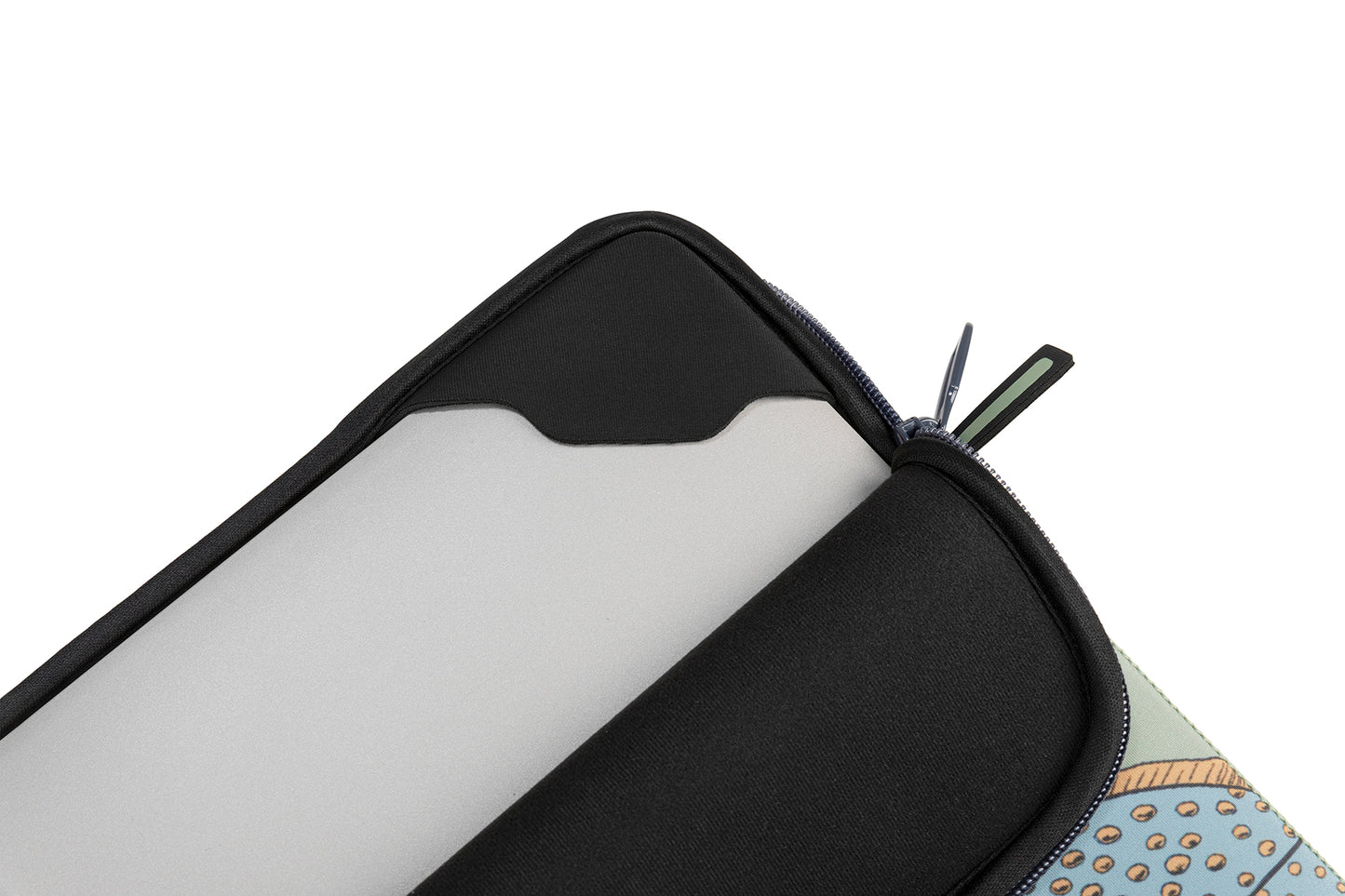 Tucano Schizzo Fishes Design Sleeve 13'/14" - Green