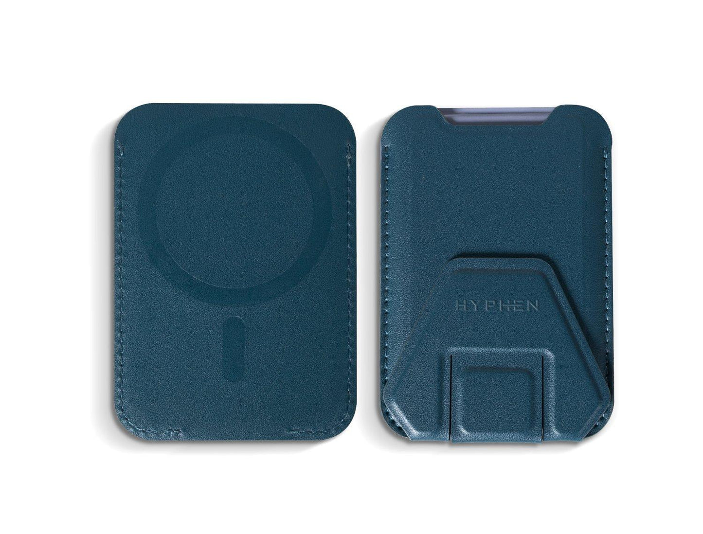 HYPHEN MagSafe Wallet Card Holder with Stand - Blue